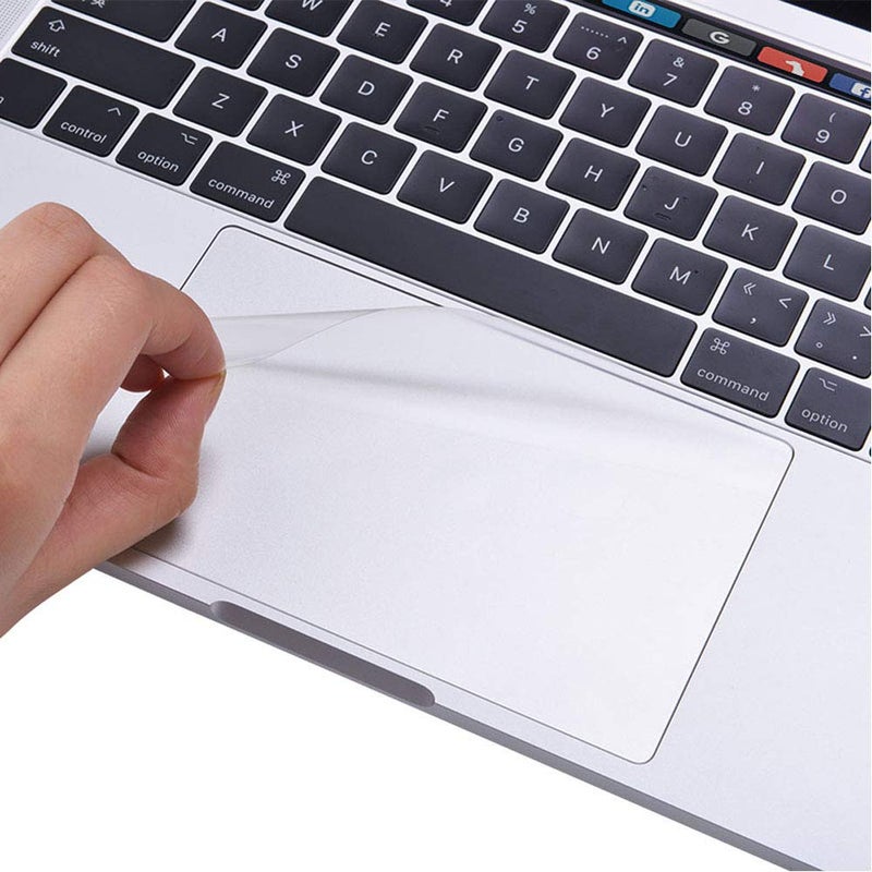 imComor [2PCS] TrackPad Protector Skin for 2023-2020 MacBook Pro 13 Inch M2 A2338 M1 A2289 A2251 Track Pad Cover Skin for 2023 MacBook Pro 13 A2338 A2289 A2251 with Touch Bar Touch ID Laptop Accessories,Clear - Image 5